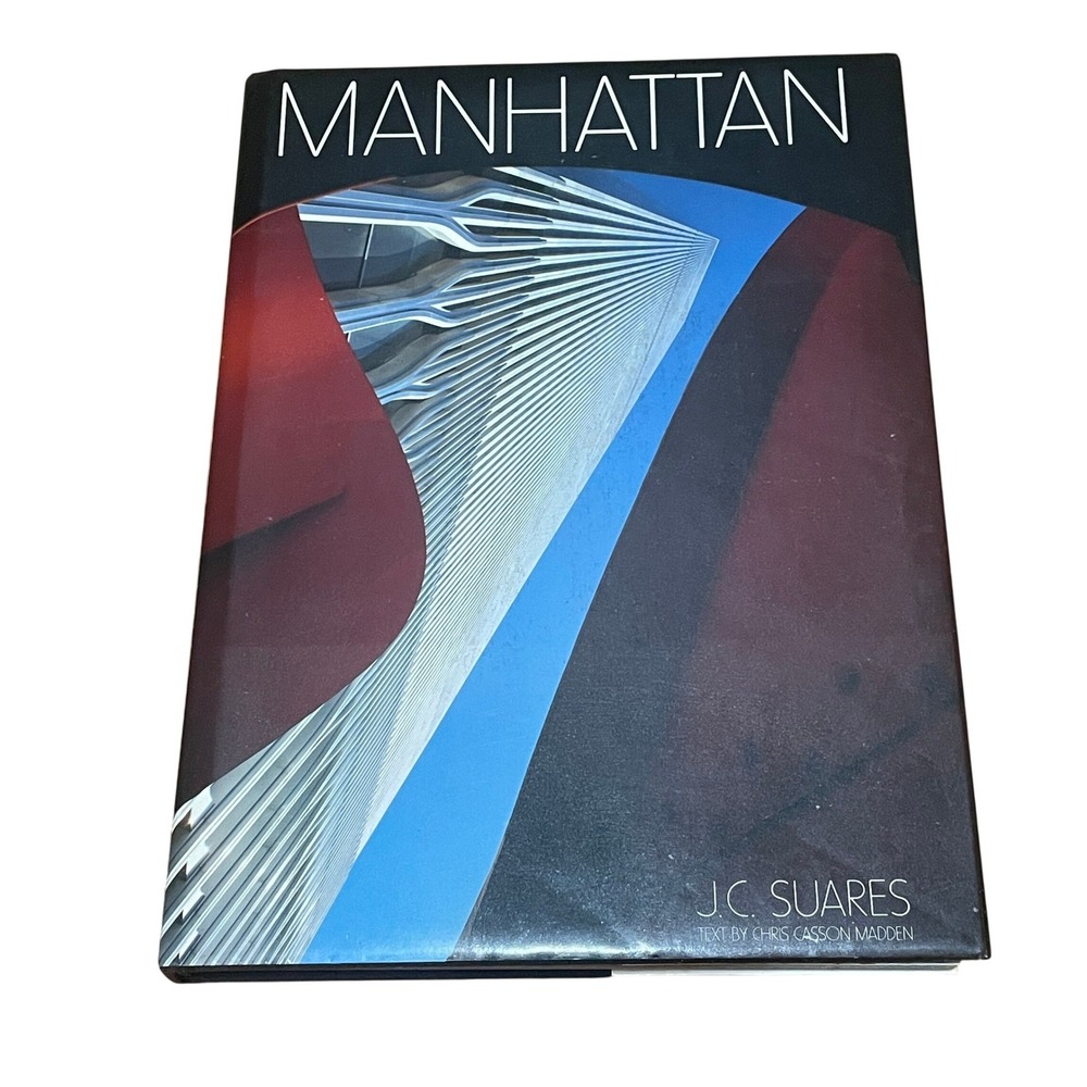 VTG 1981 Manhattan J.C. Suares Abrams Coffee Table Book Chris Casson Madden